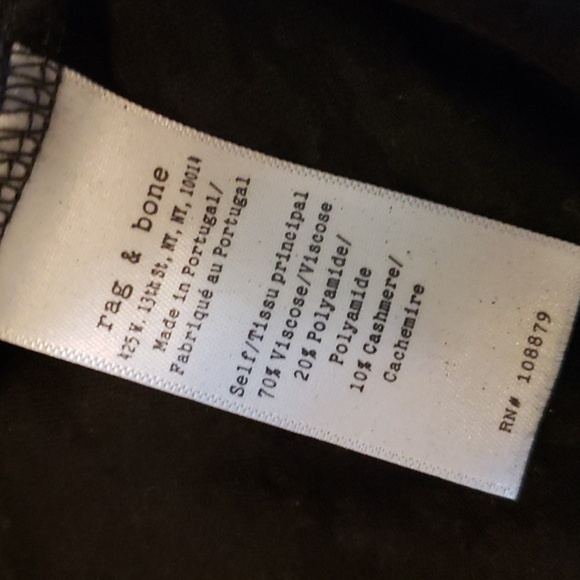 rag & bone Black Sleeveless Top Long - Picture 5 of 14